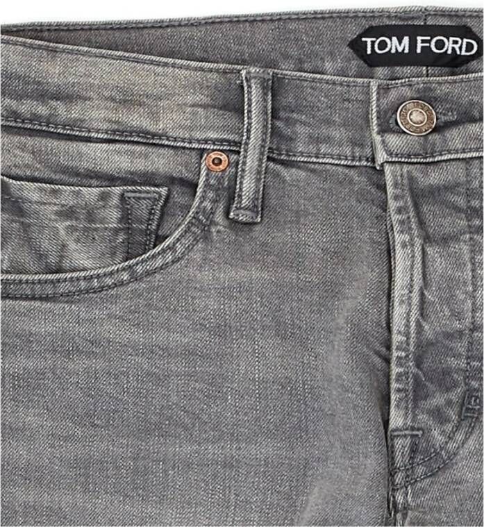 Tom Ford Straight Jeans Grijs Heren