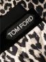 Tom Ford Zwarte Fluwelen Luipaardprint Broek Black Heren - Thumbnail 2