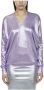Tom Ford Paarse-Clak Schouders Trainingsshirt Purple Dames - Thumbnail 2