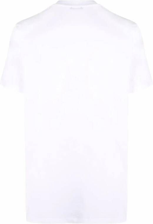 Tom Ford Witte Stretch Katoen-Modal T-shirt Wit Heren