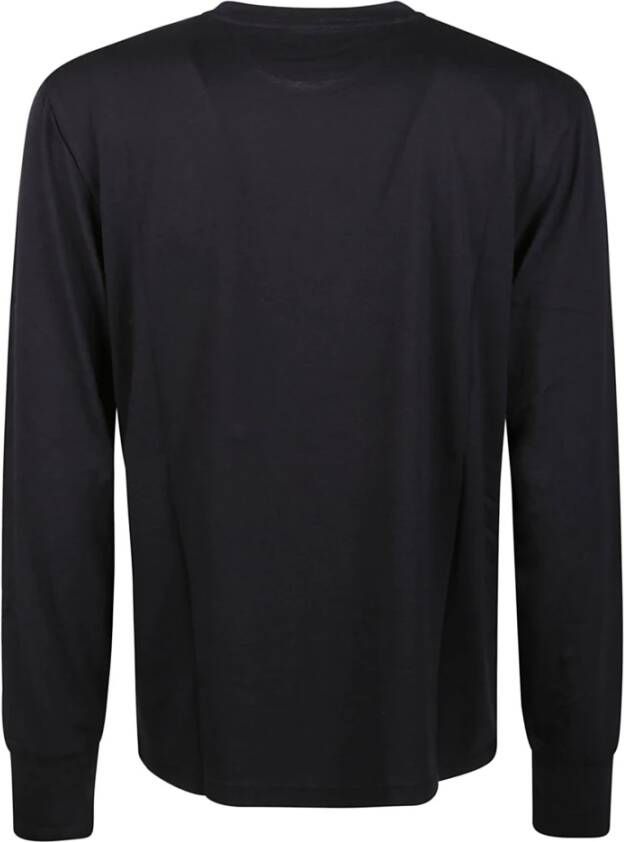 Tom Ford Lb999 Zwart Longsleeve T-shirt Zwart Heren
