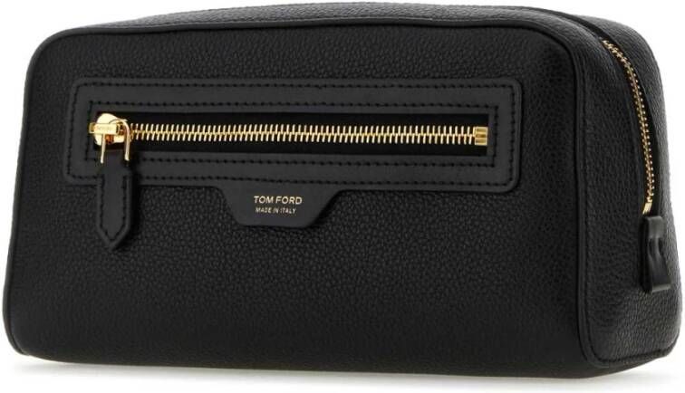 Tom Ford Zwarte leren beautycase Zwart Heren