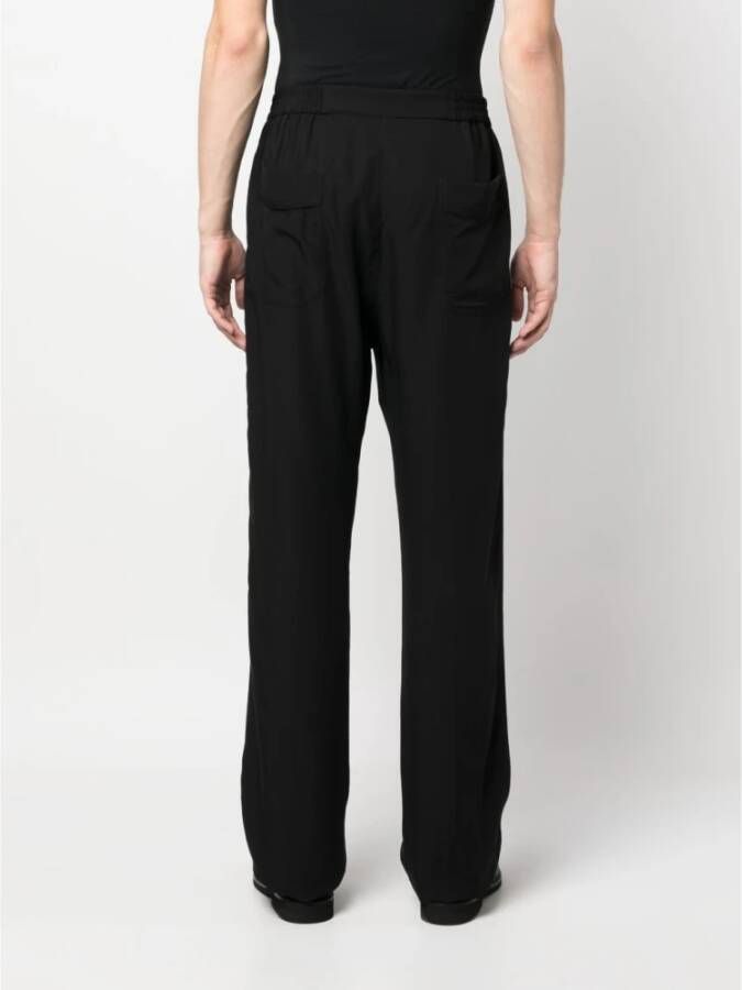 Tom Ford Zwarte Ss23 Wijde Broek voor Heren Zwart Heren