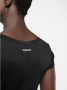 Tom Ford Zwarte zijden T-shirts en polos met gouden logo Zwart Dames - Thumbnail 2