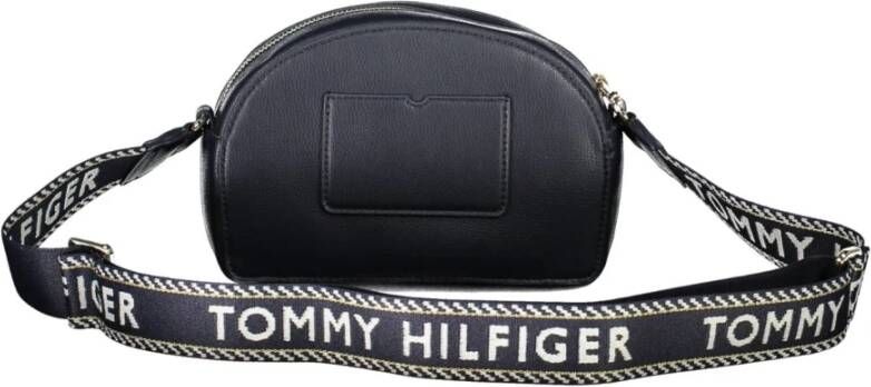 Tommy Hilfiger Blauwe Polyester Handtas met Verstelbare Schouderband Blauw Dames