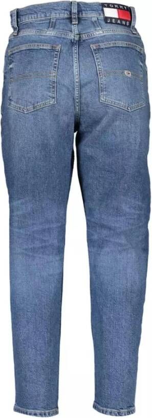 Tommy Hilfiger Blauwe Ultra High Rise Tapered Mom Jeans Blauw Dames