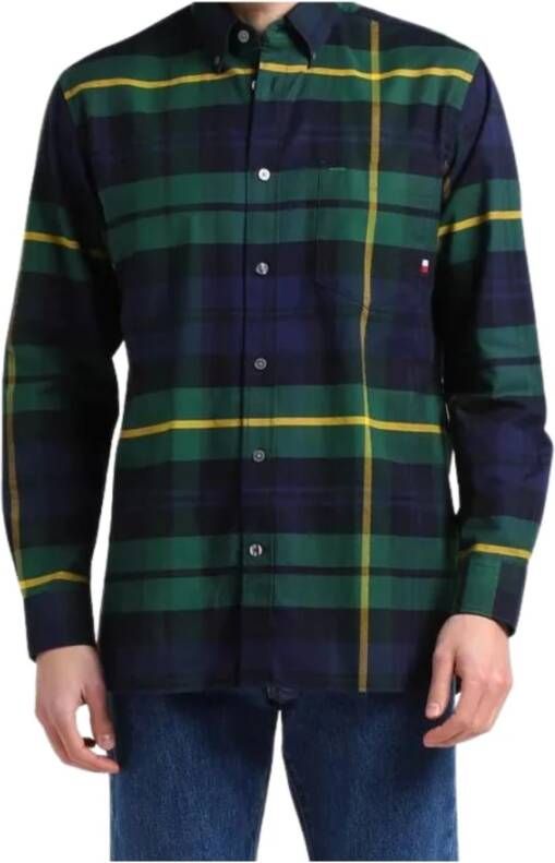 Tommy Hilfiger Casual Shirts Groen Heren