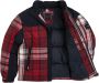 Tommy Hilfiger Check Puffer Jas Red Heren - Thumbnail 1