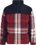 Tommy Hilfiger Check Puffer Jas Red Heren - Thumbnail 3