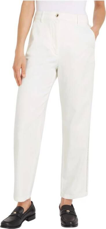 Tommy Hilfiger Cropped Trousers Beige Dames