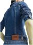 Tommy Hilfiger Blauwe Denim Jack met Lange Mouwen Blue Dames - Thumbnail 7