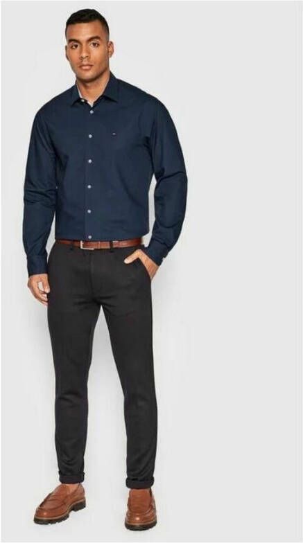 Tommy Hilfiger Formele shirts Blauw Heren