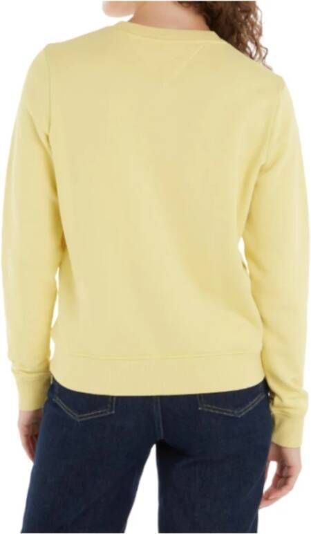 Tommy Hilfiger Gele Sweatshirt Tommy Jeans Yellow Dames