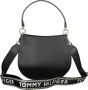 Tommy Hilfiger Zwarte Dameshandtas met Verstelbare Band en Ritssluiting Black Dames - Thumbnail 3