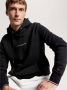 Tommy Hilfiger Heren Logo Tipped Hoody Zwart Heren - Thumbnail 2