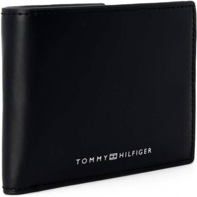 Tommy Hilfiger Heren Zwarte Portemonnee Zwart Heren