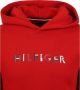 Tommy Hilfiger Heren Sweatshirt met Logo Belettering Red Heren - Thumbnail 4
