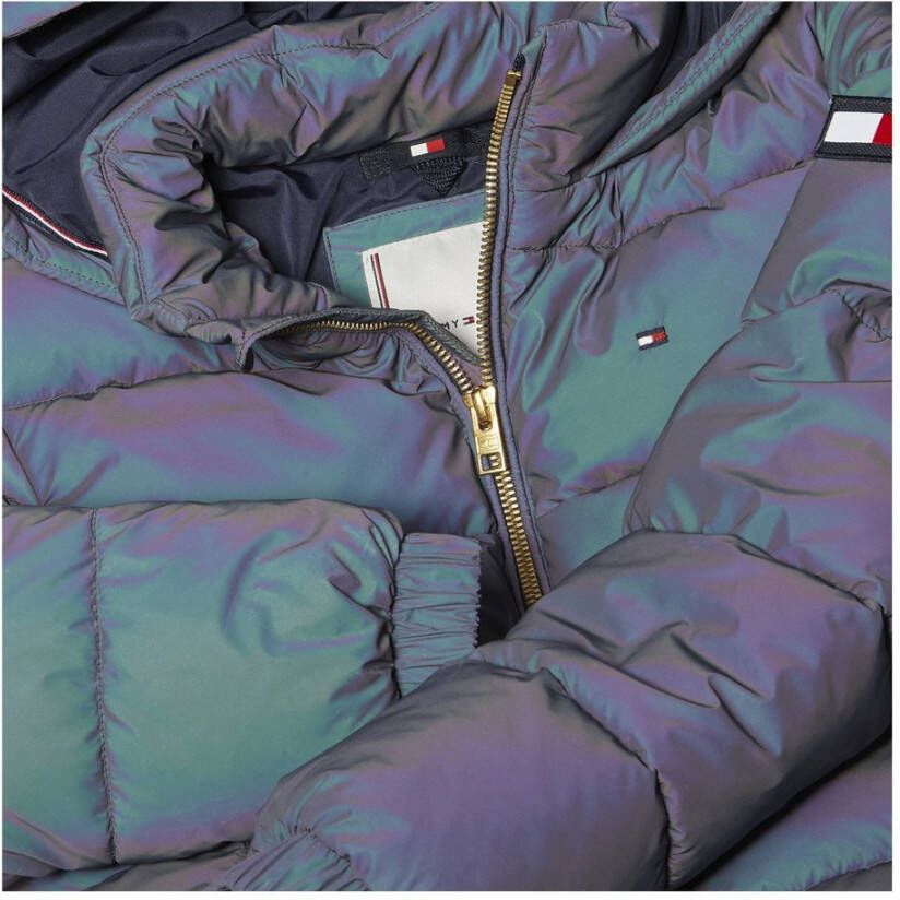 Tommy Hilfiger Icons Unicorn Reflective Puffer Blauw Unisex