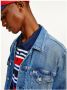 Tommy Hilfiger Blauwe Katoenen Denim Jack met Logo Blue Heren - Thumbnail 2