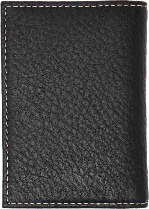 Tommy Hilfiger Leren Bifold Portemonnee Zwart Heren