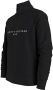 Tommy Hilfiger Logo Mockneck trui zwart Mw0Wm20954 BDS Zwart Heren - Thumbnail 12