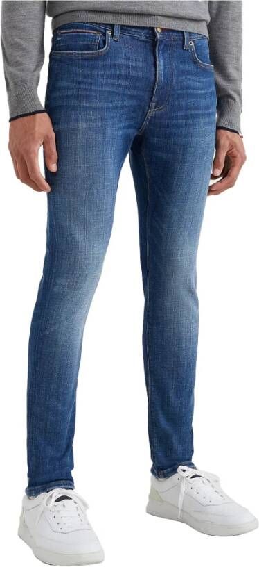 Tommy Hilfiger Stretchy Skinny Jeans voor Mannen Blue Heren