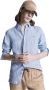 Tommy Hilfiger gestreept linnen slim fit overhemd ultra blue optic white - Thumbnail 5