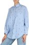 Tommy Hilfiger Oversized Katoenen Shirt met Logo Print Blue Dames - Thumbnail 2
