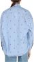 Tommy Hilfiger Oversized Katoenen Shirt met Logo Print Blue Dames - Thumbnail 3