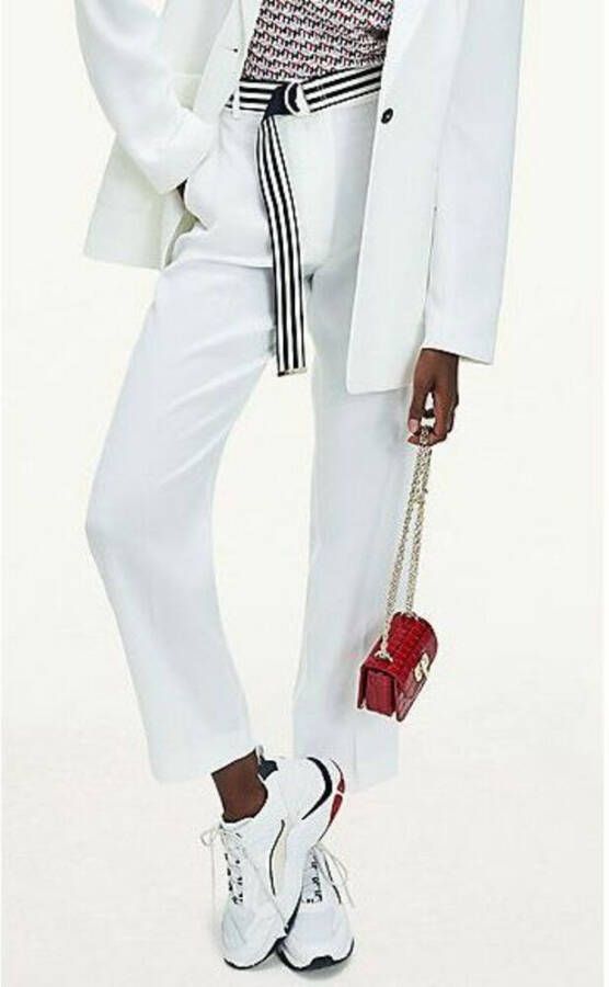 Tommy Hilfiger Pantalone Ww0Ww30235 YCF Wit Dames