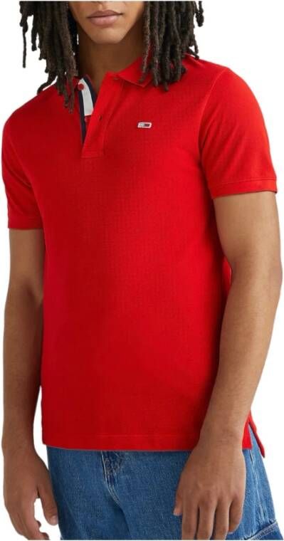 Tommy Hilfiger Polo Shirt Rood Heren
