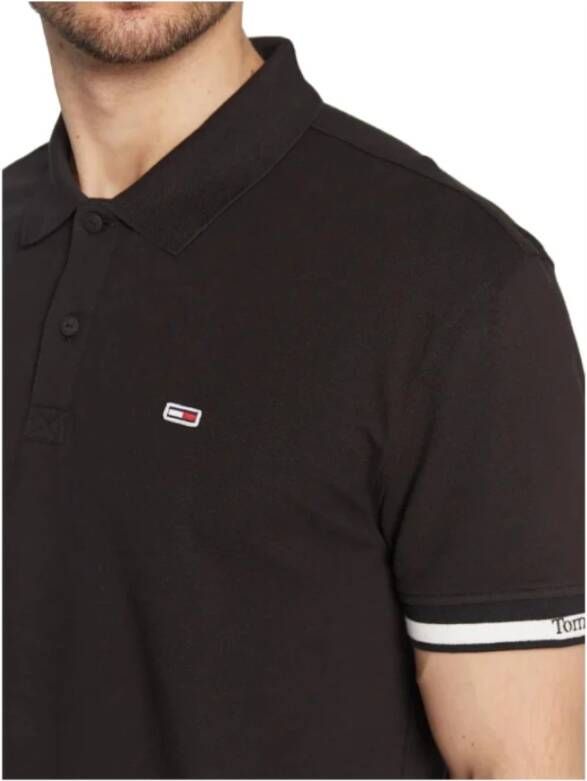 Tommy Hilfiger Polo Shirts Zwart Heren