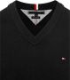 Tommy Hilfiger Regular Fit Geborduurde Logo Trui Black Heren - Thumbnail 3