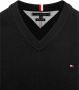 Tommy Hilfiger Regular Fit Geborduurde Logo Trui Black Heren - Thumbnail 4