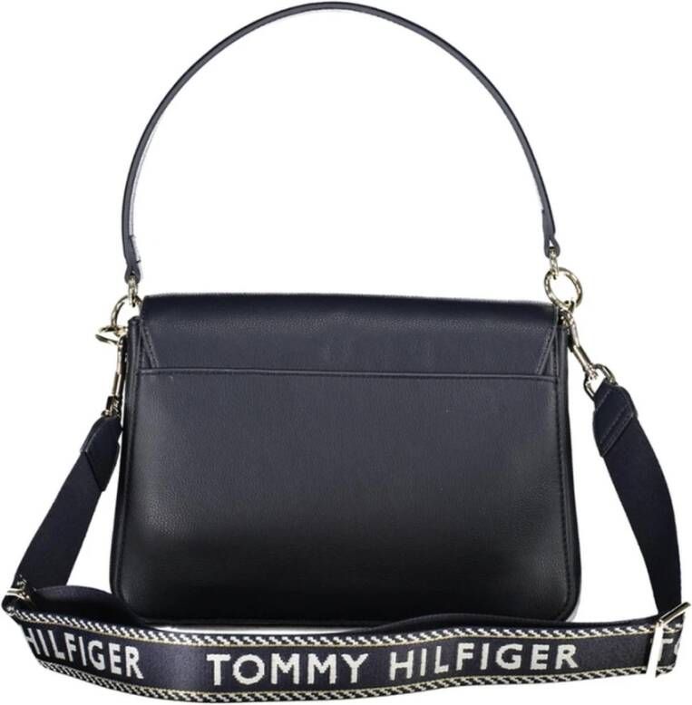 Tommy Hilfiger Schoudertas van gerecycled polyester Blauw Dames