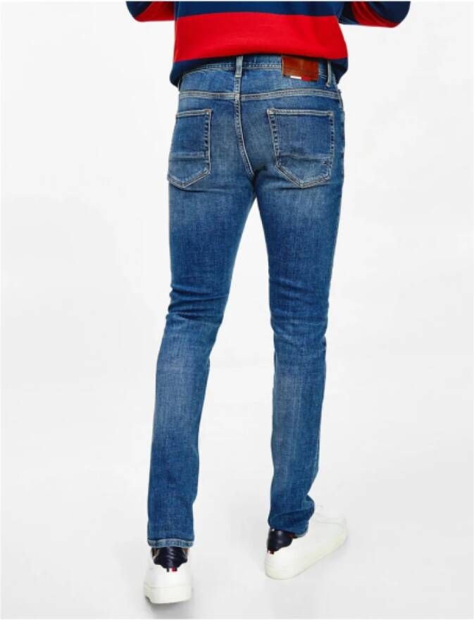 Tommy Hilfiger Slim Fit Bleecker Jeans in Indigo Blue Heren