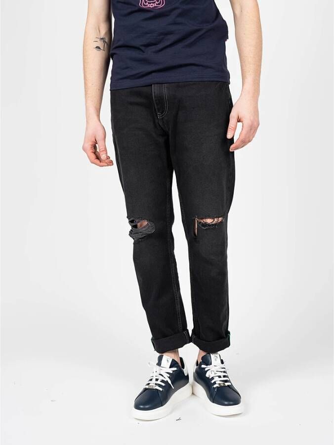 Tommy Hilfiger Slim-fit Jeans Zwart Heren