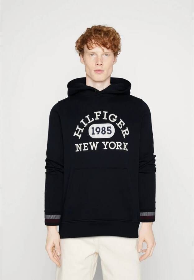 Tommy Hilfiger Hoodie met labelstitching model 'MONOTYPE COLLEGIATE''