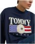 Tommy Hilfiger Heren Sweatshirt van Katoen met Logo Blue Heren - Thumbnail 8