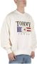 Tommy Hilfiger Katoenen Sweatshirt met Logo Versiering White Heren - Thumbnail 9