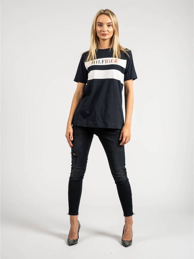 Tommy Hilfiger t-shirt Blauw Dames