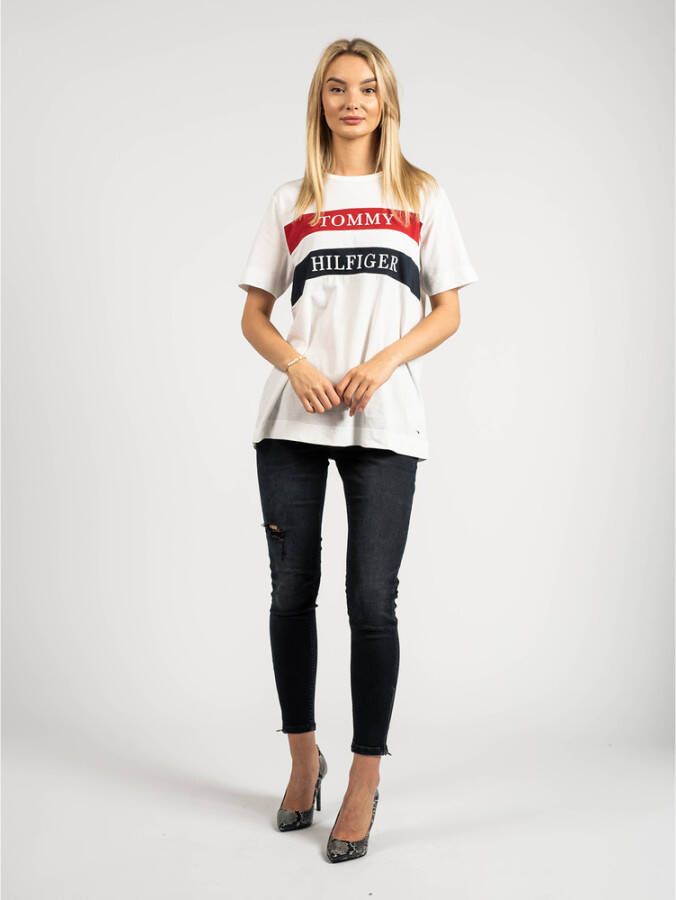 Tommy Hilfiger t-shirt Wit Dames