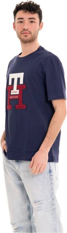 Tommy Hilfiger T-Shirts Blauw Heren