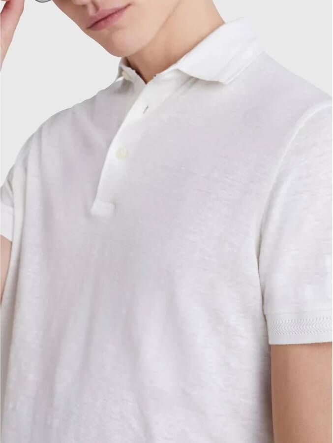 Tommy Hilfiger T-shirts en Polos Ivory White Heren