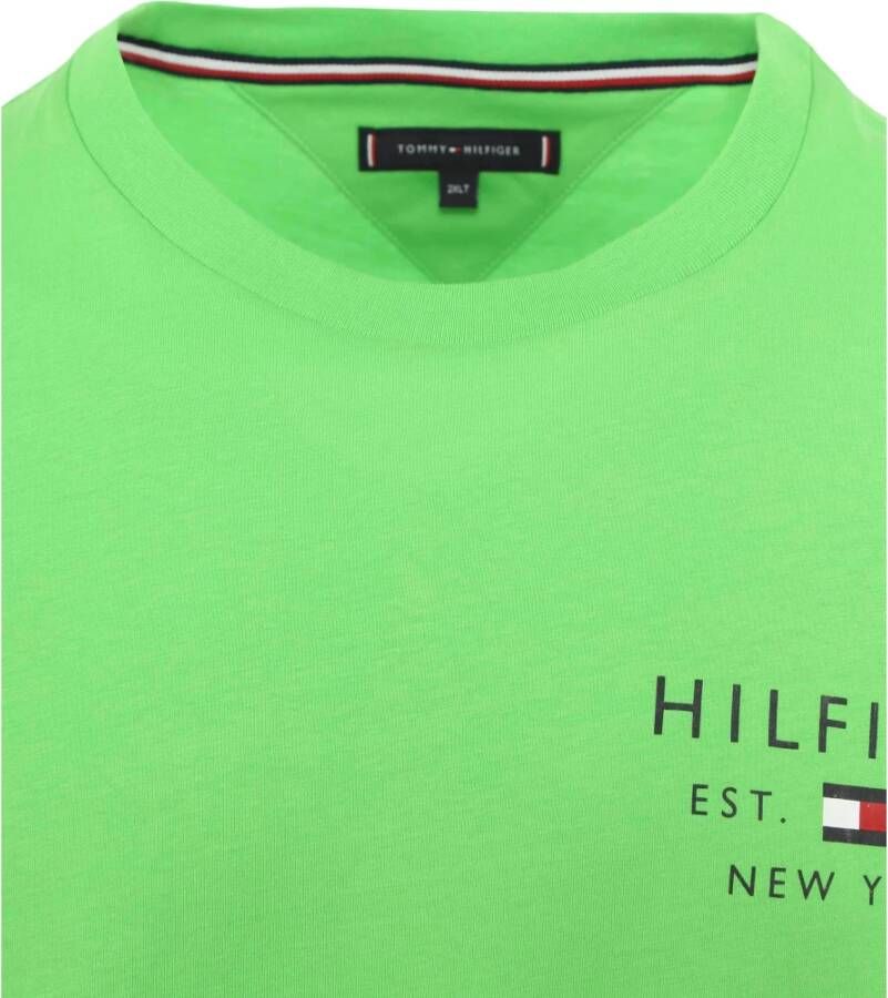 Tommy Hilfiger T-Shirts Groen Heren