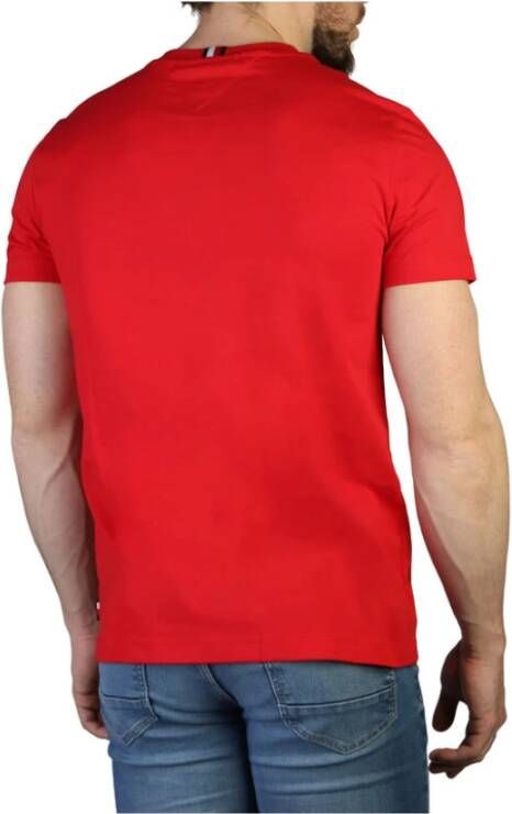 Tommy Hilfiger T-Shirts Rood Heren