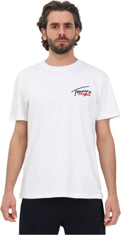 Tommy Hilfiger T-Shirts Wit Heren