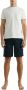 Tommy Hilfiger De elastische tailleband van de shorts doet denken aan het iconische detail dat de T-shirt siert waardoor er een gecoördineerde lounge set ontstaat met een onberispelijke stijl. Blue Heren - Thumbnail 3