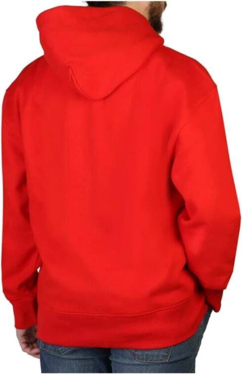 Tommy Hilfiger Veelzijdige Rode Sweatshirt voor Mannen Dm0Dm15711 Rood Heren