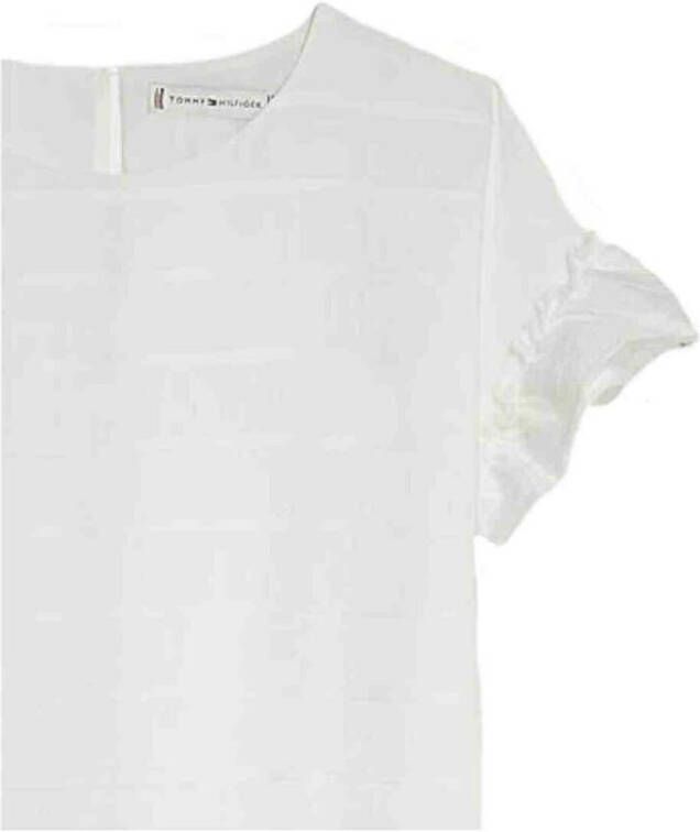 Tommy Hilfiger Vestido recto de rayas marineras Wit Dames